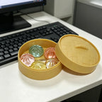 5Pcs Mini Dumplings With Steamer Bun